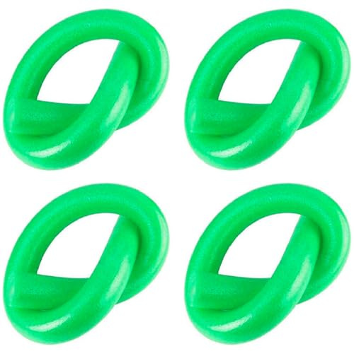 AC - Pack de 4 Churros de Natación - Tubo Flotador Espuma - Habilitación - Palo Flotador - 150 cm - Color Verde