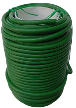 Attache Végétale 3,5 Mm X 20 M Fil Reliure Vert Fil Jardin Souple Fil Fer Jardin Attache Arbustes Et Plantes Convient pour Attacher Des Rosiers Grimpants, Support de Plantes Dans le Jardin