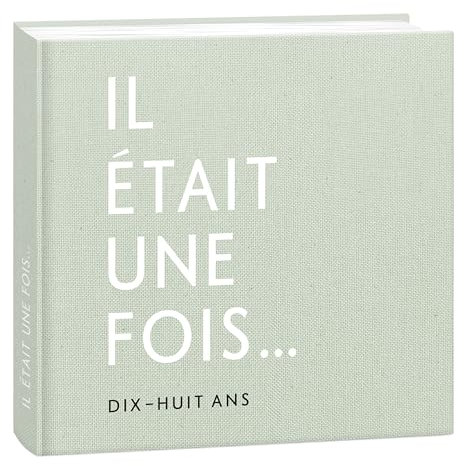 mintkind Livre de naissance bébé 0-18 ans – Album d'anniversaire à compléter, couverture en lin sauge, souvenirs précieux, journal de bord pour bébé, étapes importantes et moments marquants