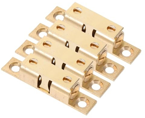 Cabilock 4 Piezas De Amortiguadores De Bolas De Cobre Para Puertas De Gabinetes Pestillos De Bola Para Puertas Herrajes Para Muebles Pestillos De Bola Para Puertas Herrajes Para
