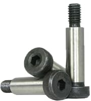Socket Shoulder Screws, 1/2-3/8-16x1-1/2, Alloy Steel, Black Oxide, 4-Pack