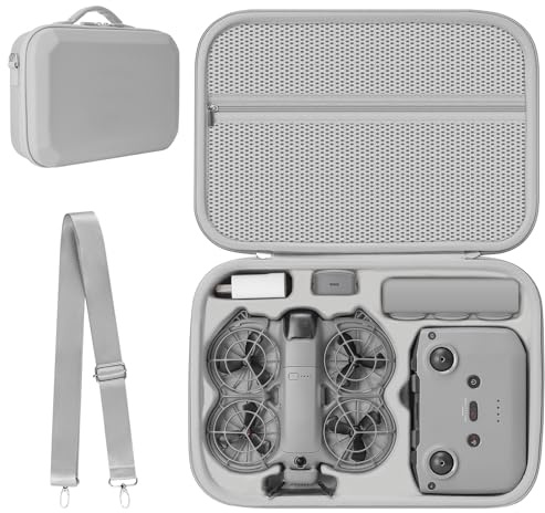 Puasok Étui Case pour DJI Neo 2 Sac, Sacoche pour DJI Neo 2 Fly More Combo Accessoires Housse, pour Manette RC-N3/Batterie Neo2 Transport Boîte de Voyage, pour Rangement Drone