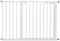 BabyDan Premier, Extra breit Ohne bohren Treppenschutzgitter, 119,3-125,6 cm, Babygitter/Sicherheitsgitter, Metall, Weiß, Hergestellt in Dänemark - (Haustiergitter/Hundegitter)