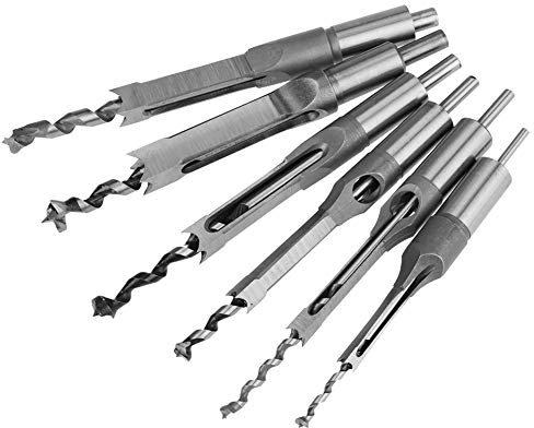 Scalpello Per Mortasare, Utensile Per La Lavorazione Del Legno, Set Di Punte Per Trapano Per Legno Per Installazione In Edilizia, Industria Della Dec, Set Di Punte Per Coclea: 6