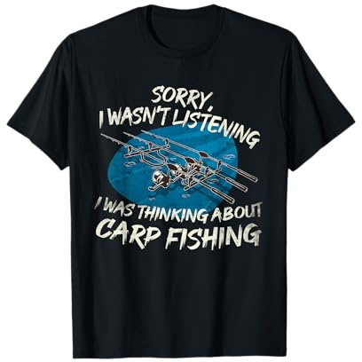 Rod Pod motivo pensando en la pesca de la carpa Camiseta