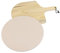 MaxxHome Pizzastein - Pizza Stein für Backofen oder Gasgrill - Grillstein – Komplettes Pizza-Set für traditionelle Holzofen, Grill und Kohle - Backstein - Pizzastein Rund - 33 cm