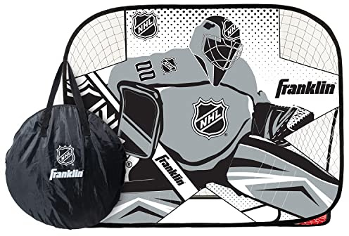 Franklin Sports Porta da hockey portatile, pieghevole, 2 in 1