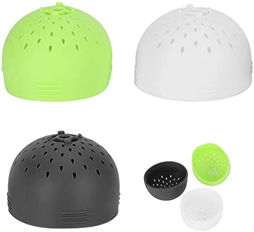 3-teiliges Mini-Sieb, Mehrzweck-Silikon-Dosenfilter, Sieb, platzsparendes Mini-Dosensieb, kleines Nesting-Sieb und Siebe, Küchenhelfer für die Küche (grau, grün, weiß)