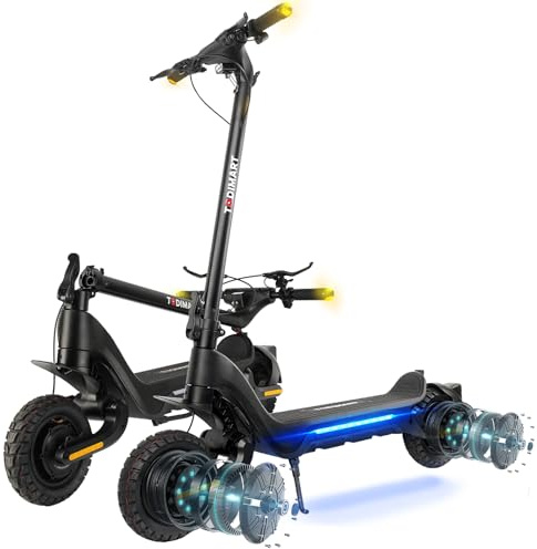 TODIMART X5S Patinete Eléctrico Adultos, 2000W de Potencia, Autonomía 60-70KM,48V/18.2Ah Batería, Doble Frenos de Disco/Plegable Scooter Electrico con App