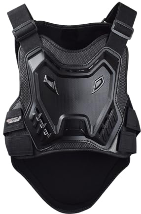 Gilet protettivo per moto da cross, per adulti, mountain bike, fuoristrada, MTB, colore nero, taglia XXL