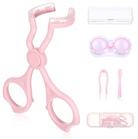 Oruola Contact Lens Applicator,Contact Lens Wearing Aids,Contacts Remover Tool for Contacts Insertion Tool Set Includes Tweezers,Len Case and Contactes Len Remover Plunger Suction Cup