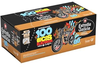 ESTRELLA GALICIA Bière Noire Sans Alcool 0,0% 10 Bouteilles de 33 cl BIS005
