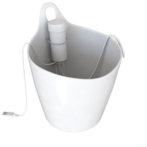 Bomba automática de drenaje de aire acondicionado, sistema de extracción de agua alimentado por USB con motor silencioso 30DB, nivel de ruido de 450 ml/min caudal (5 metros)