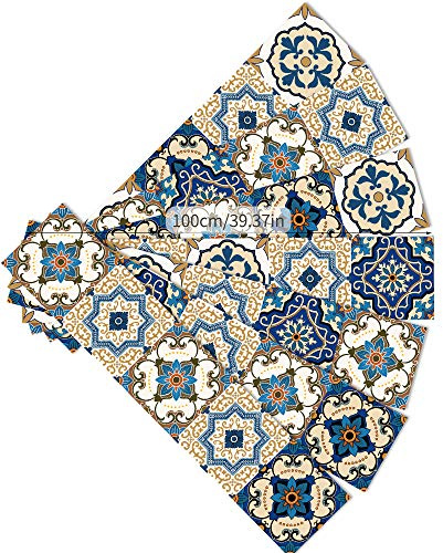 Alwayspon Multi-functional Sticker for Wall Tile Sticker, Bathroom Kitchen Fridge Freezer Vinyl Sticker, Furniture Stairs Door Table Peel and Stick Backsplash Staircase DIY Home Decoration Sticker