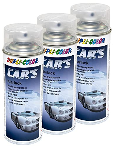 Barniz transparente en spray Car's Dupli Color 385858 brillante 3 x 400 ml