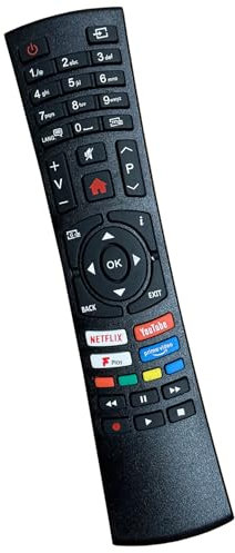 Replacement for bush tv remote compatible for bush remote control for tv pre-programmed