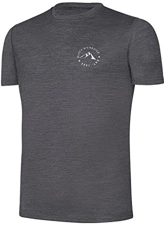 Black Crevice herr Black Crevice Merino T-shirt för män T-tröja