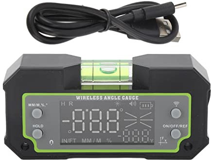 Digitaler Winkelmesser mit Bluetooth, Dual-Achsen-Neigungsmesser, Magnetische Adsorption, LCD-Display, Elektronischer Winkelmesser mit Bedienungsanleitung