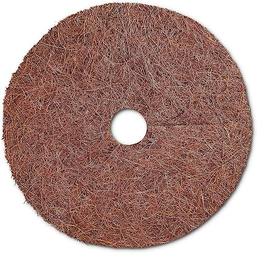 Discos de mantillo de coco, cubierta de invierno para plantas, plantas en macetas, plantas en macetas, discos de coco como protección contra heladas, protección de invierno (20, 30 cm de diámetro)