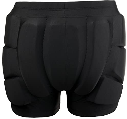 Pantalones cortos acolchados para niños, con almohadillas protectoras para snowboard, esquí, patinaje, ciclismo, protección 3D para glúteos y coxis