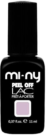 MI-NY Smalto Semipermanente Peel Off - Mellowrose - Gel senza Base e Top Coat, Rimozione con Acqua Calda, Formula Vegan Friendly, Durata Fino 15 Giorni, Manicure Rapida in 5 minuti