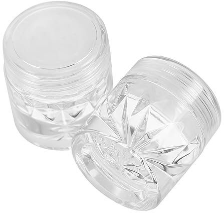 minkissy 10pcs Empty Powder Bottle Loose Powder Bottle Sub Packaging for Concealer Storage for Makeup Artists and Home Use