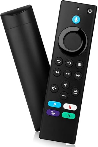 3rd Gen Fernbedienung Ersatz Sprachfernbedienung Fit für Fire AMZ Smart TVs Stick 2nd/3rd Gen, TV Cube 1st Gen/Später, TV Stick 4k Max(1st Gen), TV Stick 4K(1st Gen/2nd Gen)