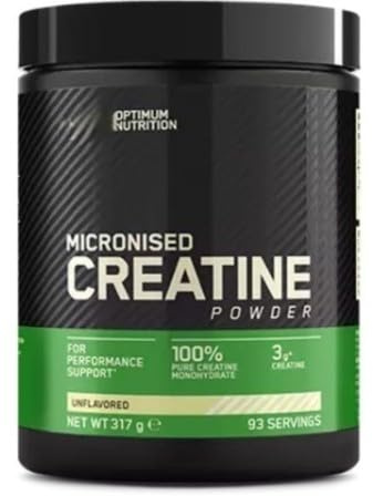 Optimùm Nutrition Creatine Powder 317 grammi - creatina monoidrato in polvere micronizzata, massima purezza