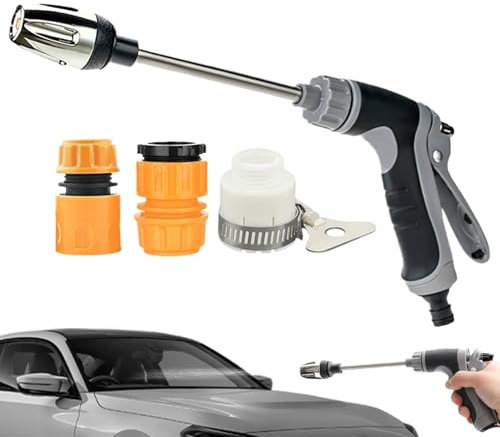 Hobngmuc Ad Alta Pressione Per Tubo Da Giardino - Ugello Per Tubo Alta Pressione Con Pompa A Spruzzo | Valvola Polverizzatore Leggera Con Pulizia Precisa Per Prato Auto Lavaggio Impianto Idrico