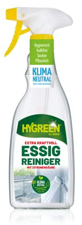 HYGREEN – Der klimaneutrale Essigreiniger für Dein nachhaltig sauberes Zuhause - Sprühflasche mit Triggerkopf - 500 ml