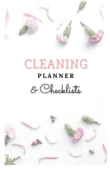 Cleaning Planner Book and Organizer | Fill in yourself: Yearly, monthly, weekly and daily cleaning planning, complete with space for checklists and DIY cleaning recipes