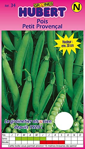 Graines Non Traitées de Pois Petit Provencal - 150 grammes