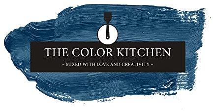 Livingwalls THE COLOR KITCHEN kräftige Wandfarbe - Malerfarbe für farbenfrohe Räume - matte Innenfarbe in Blau - 2,5l Deckfarbe in TCK3005