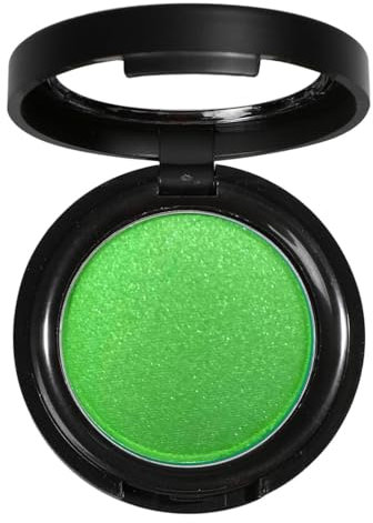 Palette di ombretti con specchio, lunga tinta unita opaca, ombretto nero, bianco, blu, giallo, verde, viola, giallo, tinta unita (verde)