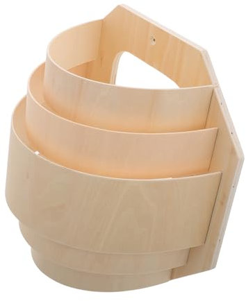 ROMISBABA Paralume in Legno Traslucido Per Lampada Sauna Resistente Alte Temperature, Accessorio Protettivo Leggero e Decorativo Per Camere Sauna Ad Alta Temperatura, Facile Installazione