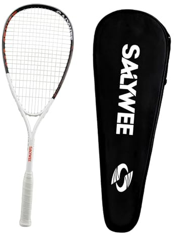 predolo Squash Racket Set Including Bag, Ideal for Beginners in Gym or Park Settings, Black