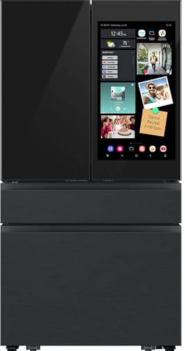Samsung RF90F23AECE 23 Cu. Ft. Black Counter-Depth 4-Door French Door Smart Refrigerator