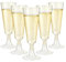 Czemo Sektgläser Plastik 20 Stück Sektglaser Kunststoff Sektglas Hartplastik Becher Champagnergläser Kunststoff Weingläser Sektgläser Gold Sektflöten Champagne Glasses für Hochzeit Geburtstage Partys