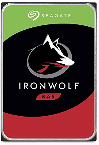 Seagate IronWolf Pro 4 TB, NAS interne Festplatte, 3.5 Zoll, 7200 U/Min, CMR, 256 MB Cache, SATA 6 GB/S, inkl. 3 Jahre Rescue Service, Modellnr.: ST4000NT001