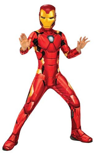 Rubies 301732M Iron Man Child's Costume Kids Fancy Dress, Boys, Multi, 9-10 Years Halloween
