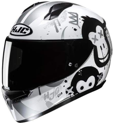 HJC, Casco de moto integral para niños C10 GETI, MC10 XXS