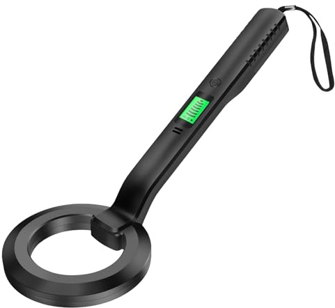 Irfora Detector de metales de mano, IP66, resistente al agua, dispositivo de posicionamiento de monedas, portátil, sumergible subterráneo, detector de tesoros subterráneo, buscador de metales