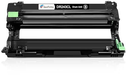 SavFinto DR243CL DR-243CL DR243 Schwarz Trommeleinheit Kompatibel für Brother HL-L3210CW HL-L3230CDW HL-L3270CDW DCP-L3510CDW DCP-L3550CDW MFC-L3710CW MFC-L3730CDN MFC-L3750CDW MFC-L3770CDW (1 Stück)