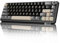 MAMBASNAKE X ATTACK SHARK X66 65% Wireless Mechanical Keyboard with Knob, 66 Keys Gasket Hot Swap RGB Gaming Keyboard 60 Percent, BT/2.4G/USB-C, Linear Switch, PBT Keycaps - Starry Black