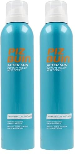 PIZ BUIN After Sun Spray Corporal con Ácido Hialurónico, con Efecto Calmante y Refrescante, 200 ml (Paquete de 2)