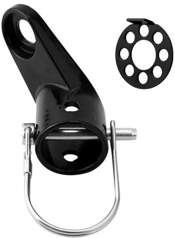 Bike Trailer Hitch, Heavy-Duty Bicycle Trailer Coupler for Kids Pets Cargo Secure Bike Adapter Attachment for Schwinn, Burley, Instep & More Easy Install