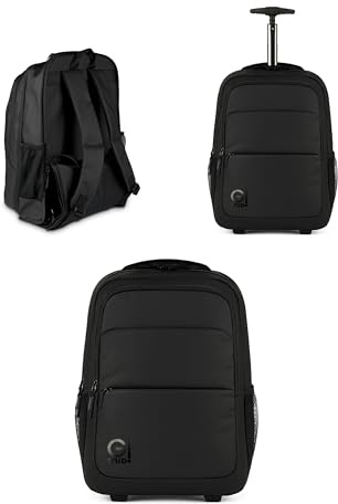 G!mid - Trolley-Rucksack - Business Laptop- & Tablet-Trolley - Reiserucksack & Handgepäck - wasserabweisend & robust - viele Fächer mit Hauptfach für Kleidung - für Arbeit, Schule, Reisen & Uni