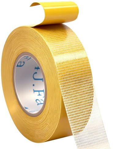 Doppelseitiges Stoffband kleidung, Saumband für Vorhänge, Saumband zum aufbügeln, Stoff ohne Nähen Bügeln, Starkes Klebeband für Teppiche, Vorhänge, Kleidung, Leder und Textilien（2,5 cm x 10 m）