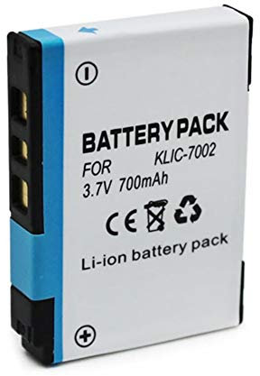 Digital Replacement Camera and Camcorder Battery for Kodak KLIC7002, EasyShare V530