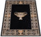 Belle Arti Teppich Orientteppich Wohnzimmer in Schwarz Gold mit Griechischem Mäander Amphore Muster Kurzflor - orientalisch antik edel rutschfest antiallergisch 100% Polyester (160 x 230 cm)